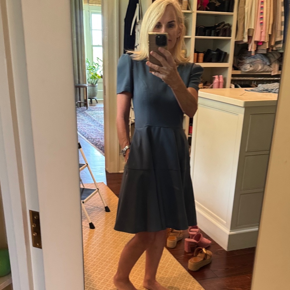 NWT Elegant Blue Dress with pockets!